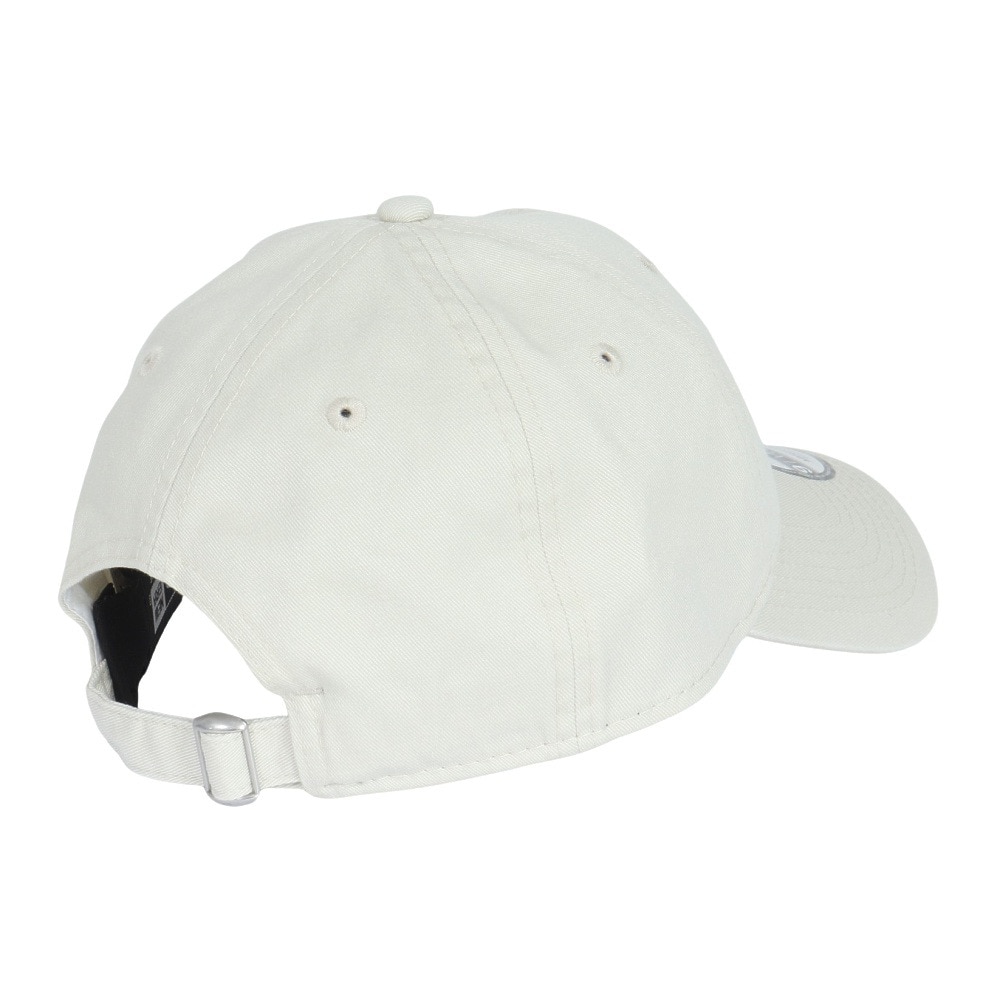 ニューエラ（NEW ERA）（メンズ、レディース）帽子 キャップ 9TWENTY スクリプトロゴ ウォッシュドコットン アイボリー×ホワイト 14525128 57cm-61cm