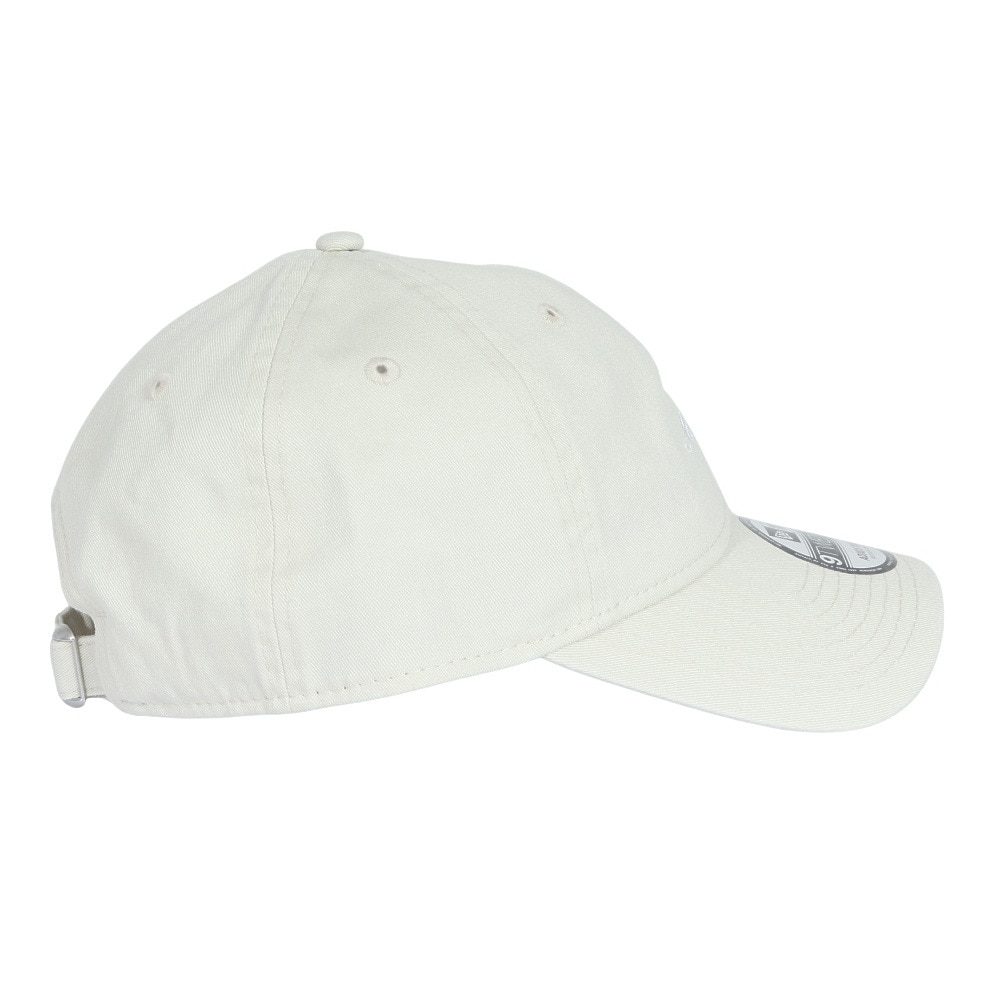 ニューエラ（NEW ERA）（メンズ、レディース）帽子 キャップ 9TWENTY スクリプトロゴ ウォッシュドコットン アイボリー×ホワイト 14525128 57cm-61cm
