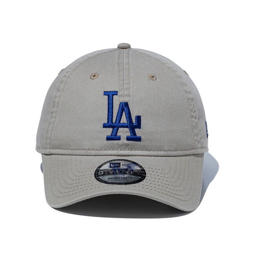 ニューエラ（NEW ERA）（メンズ、レディース）キャップ 9TWENTY ロサンゼルス・ドジャース ウォッシュドコットン ペブル×ブルー Mサイズ  14525133 おしゃれ