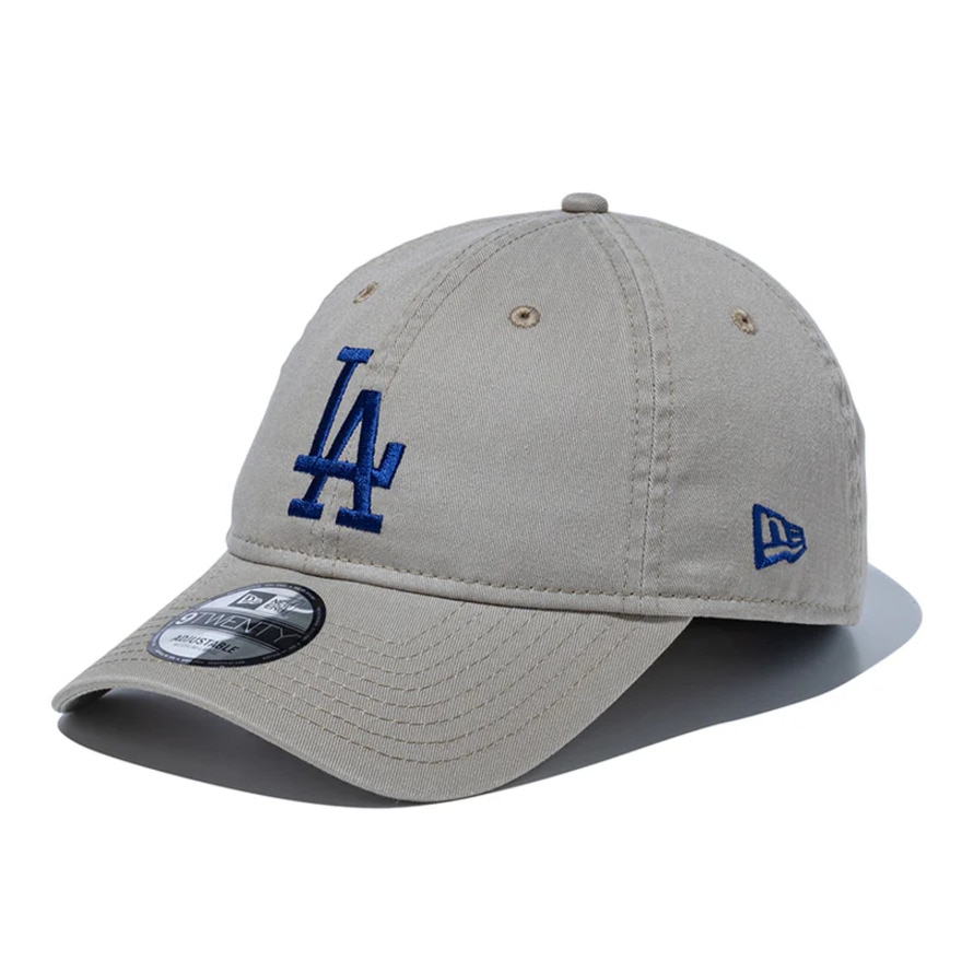 ニューエラ（NEW ERA）（メンズ、レディース）キャップ 9TWENTY ロサンゼルス・ドジャース ウォッシュドコットン ペブル×ブルー Mサイズ  14525133 おしゃれ