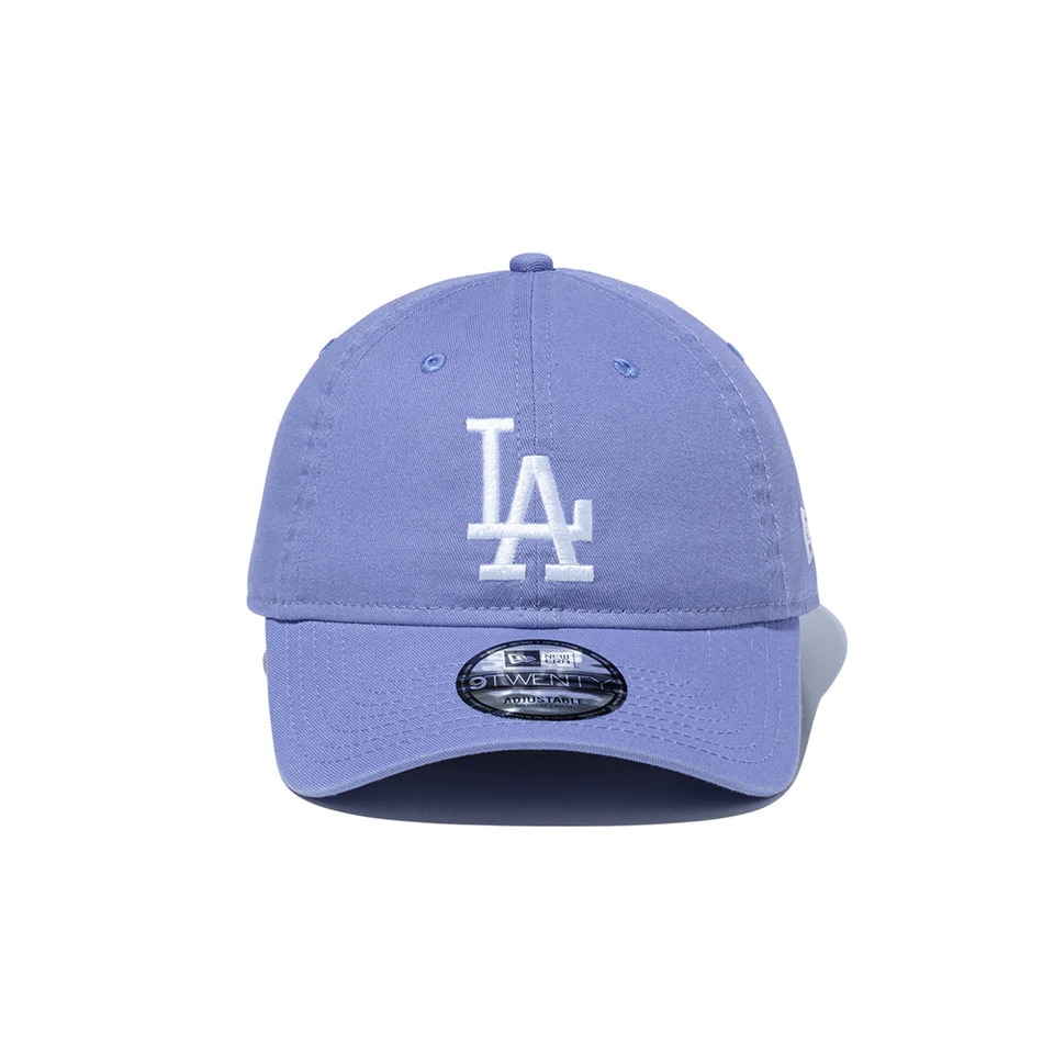 ニューエラ（NEW ERA）（メンズ、レディース）帽子 9TWENTY ロサンゼルス・ドジャース ウォッシュドコットン キャップ 紫 57.0-61.0cm 14525134 ユニセックス