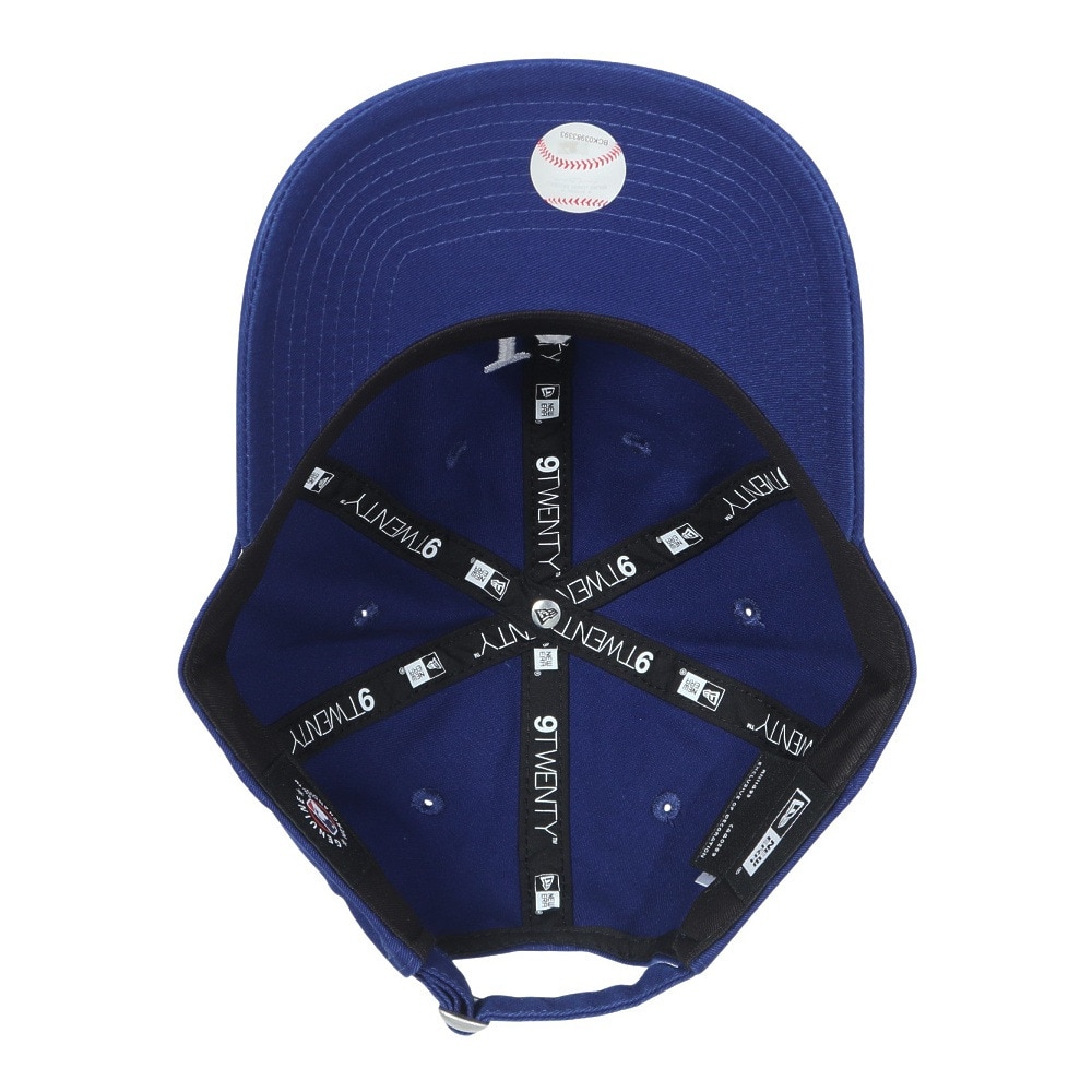 ニューエラ（NEW ERA）（メンズ、レディース）キャップ 9TWENTY ロサンゼルス ドジャース ウォッシュドコットン ダークロイヤル×ホワイト 14525136 帽子 Mサイズ