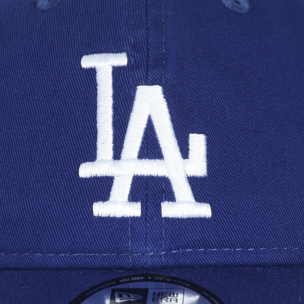 ニューエラ（NEW ERA）（メンズ、レディース）キャップ 9TWENTY ロサンゼルス ドジャース ウォッシュドコットン ダークロイヤル×ホワイト 14525136 帽子 Mサイズ