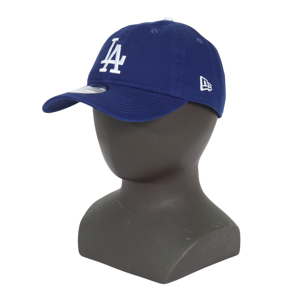 ニューエラ（NEW ERA）（メンズ、レディース）キャップ 9TWENTY ロサンゼルス ドジャース ウォッシュドコットン ダークロイヤル×ホワイト 14525136 帽子 Mサイズ