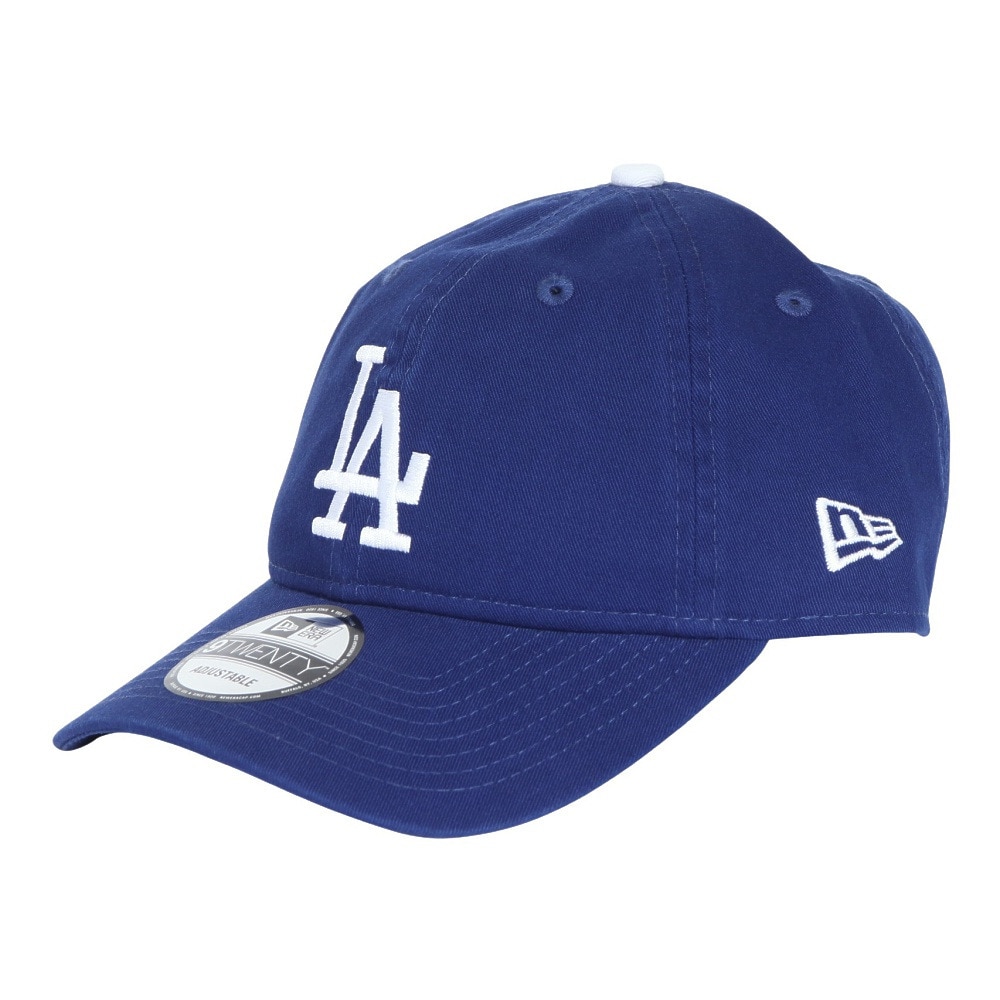 ニューエラ（NEW ERA）（メンズ、レディース）キャップ 9TWENTY ロサンゼルス ドジャース ウォッシュドコットン ダークロイヤル×ホワイト 14525136 帽子 Mサイズ