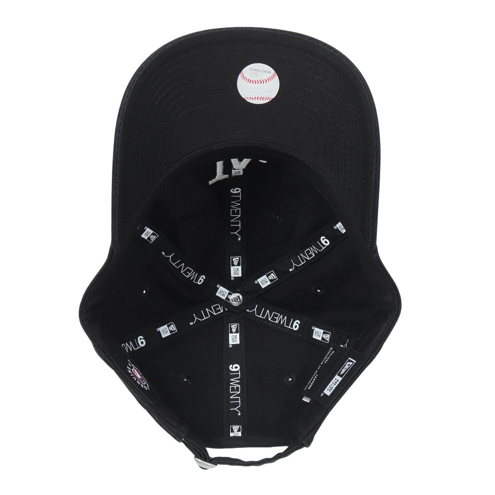 ニューエラ（NEW ERA）（メンズ、レディース）キャップ 9TWENTY ロサンゼルス ドジャース ウォッシュドコットン ブラック×ホワイト 14525137 帽子 Mサイズ