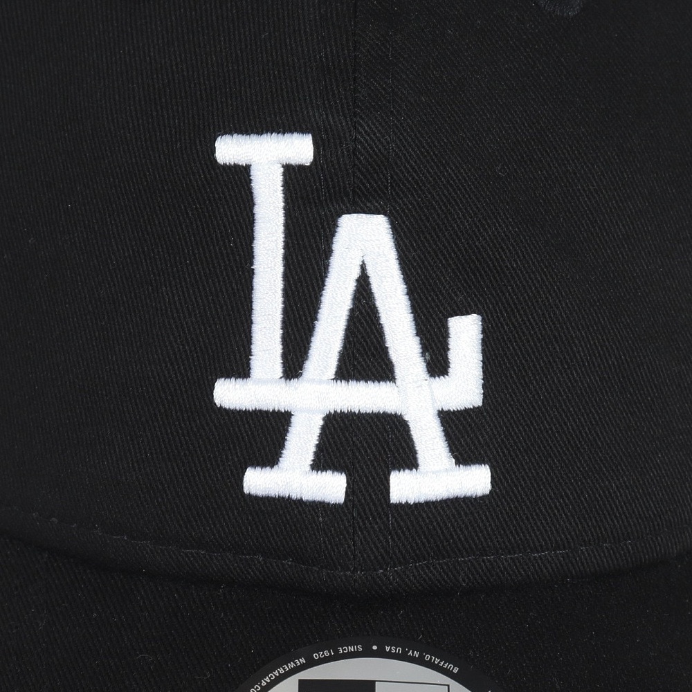 ニューエラ（NEW ERA）（メンズ、レディース）キャップ 9TWENTY ロサンゼルス ドジャース ウォッシュドコットン ブラック×ホワイト 14525137 帽子 Mサイズ
