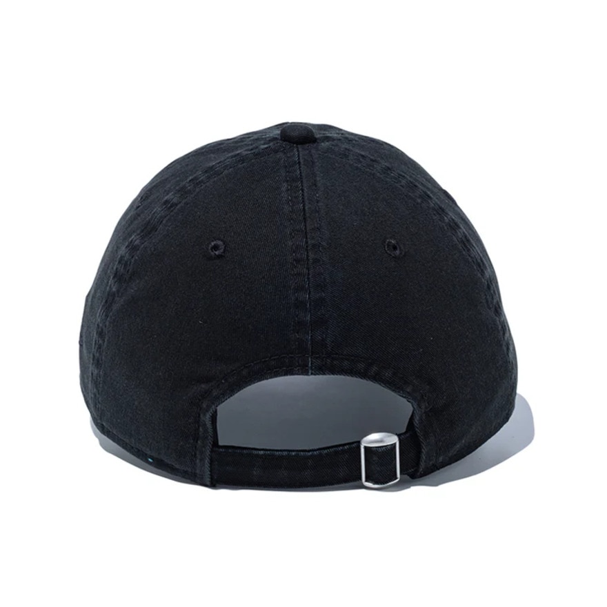 ニューエラ（NEW ERA）（メンズ、レディース）キャップ 9TWENTY ロサンゼルス・ドジャース ウォッシュドコットン ブラック×ブラック Mサイズ 14525138