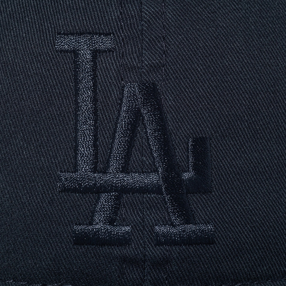 ニューエラ（NEW ERA）（メンズ、レディース）キャップ 9TWENTY ロサンゼルス・ドジャース ウォッシュドコットン ブラック×ブラック Mサイズ 14525138
