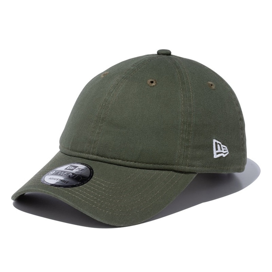 ニューエラ（NEW ERA）（メンズ、レディース）帽子 キャップ 9TWENTY ベーシック ウォッシュドコットン ニューオリーブ Mサイズ 14525146 男女兼用 無地 