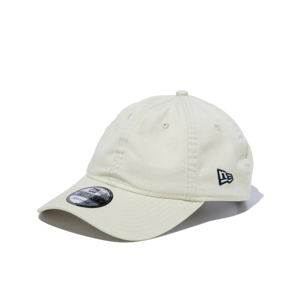 ニューエラ（NEW ERA）（メンズ、レディース）キャップ 9TWENTY ベーシック ウォッシュドコットン アイボリー 14525148 帽子 Mサイズ