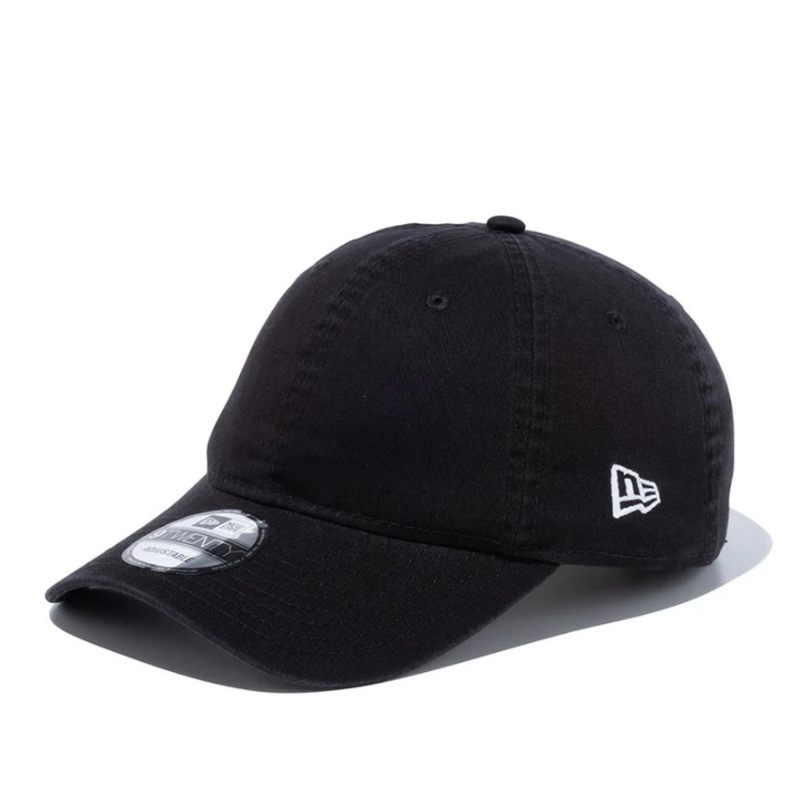 ニューエラ（NEW ERA）（メンズ、レディース）帽子 キャップ 9TWENTY ベーシック ウォッシュドコットン 黒 14525150 シンプル カジュアル 野球 