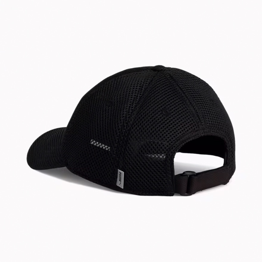 プーマ（PUMA）（メンズ、レディース）帽子 トレーニング メッシュ アジアフィット キャップ 黒 02657101 プーマキャット エアメッシュ 吸汗速乾 汗止めバンド