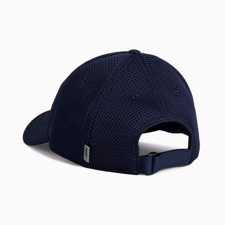 プーマ（PUMA）（メンズ、レディース）帽子 トレーニング メッシュ アジアフィット キャップ 紺 02657102 プーマキャット エアメッシュ 吸汗速乾 汗止めバンド