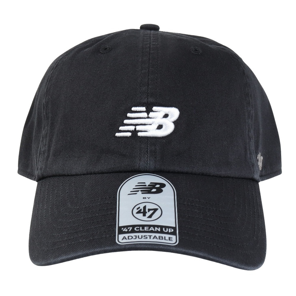 ニューバランス（new balance）（メンズ、レディース）帽子 47 Clean Up Hat キャップ 黒 LAH00151BK スポーツキャップ