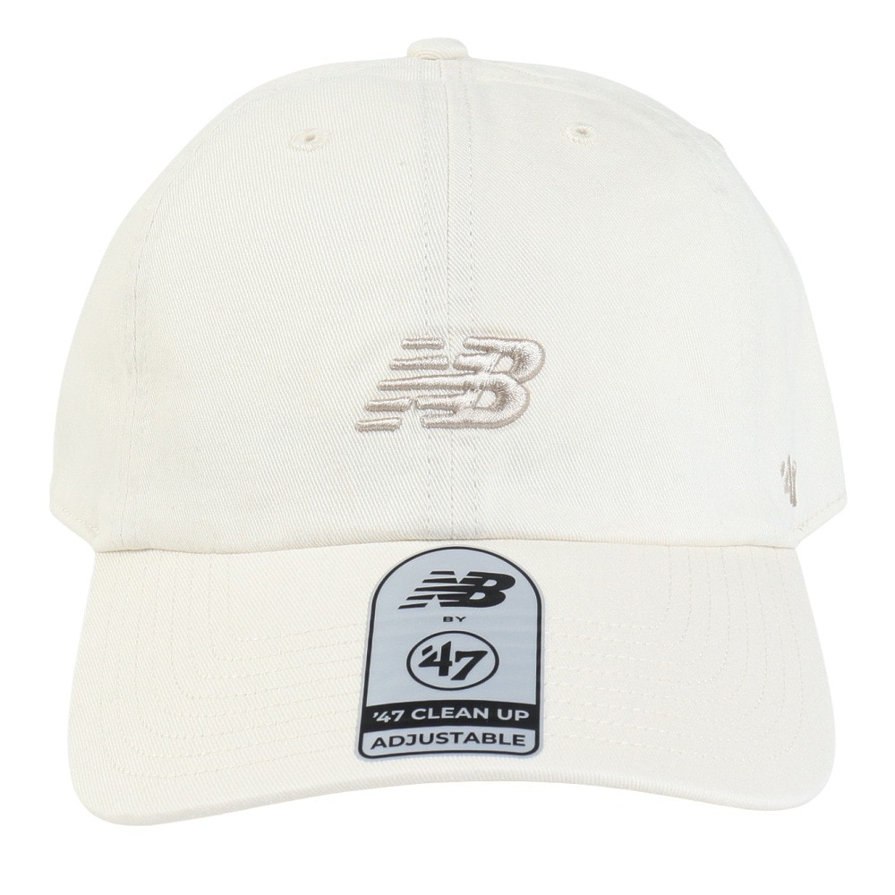 ニューバランス（new balance）（メンズ、レディース）帽子 47 Clean Up Hat キャップ ベージュ LAH00151LIN スポーツキャップ