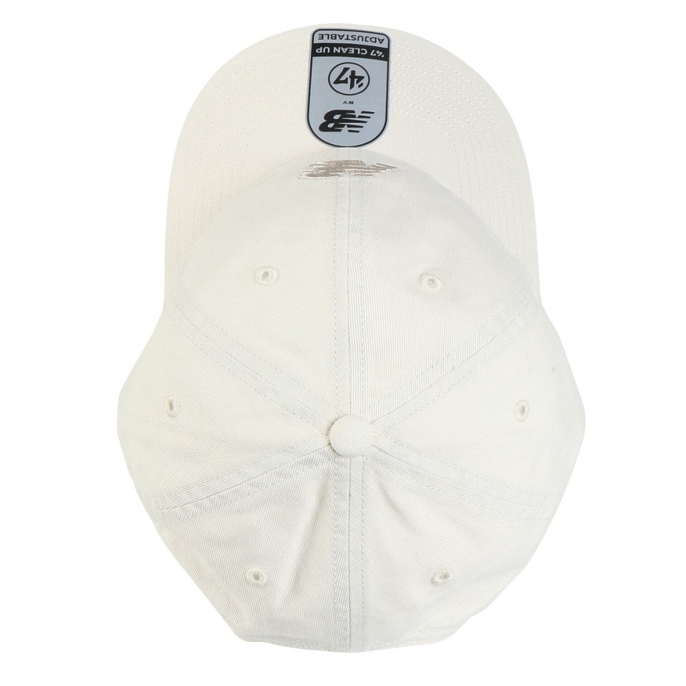 ニューバランス（new balance）（メンズ、レディース）帽子 47 Clean Up Hat キャップ ベージュ LAH00151LIN スポーツキャップ