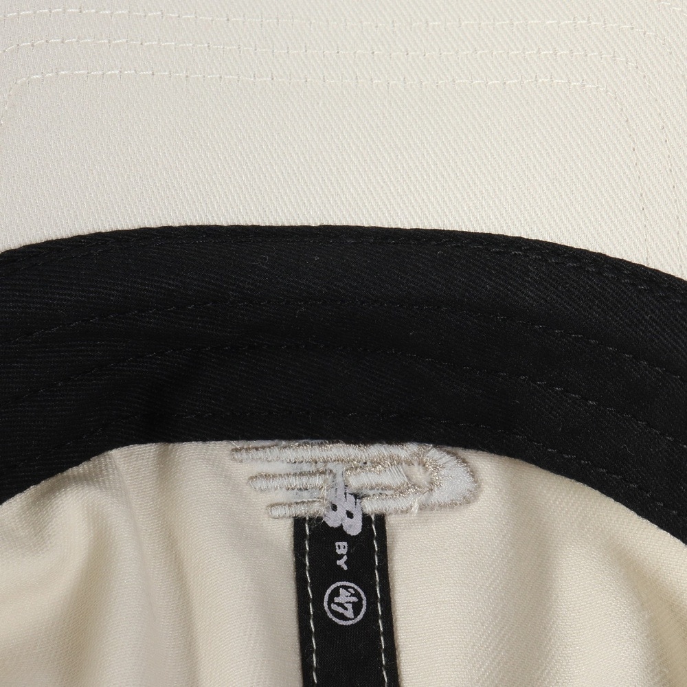 ニューバランス（new balance）（メンズ、レディース）帽子 47 Clean Up Hat キャップ ベージュ LAH00151LIN スポーツキャップ