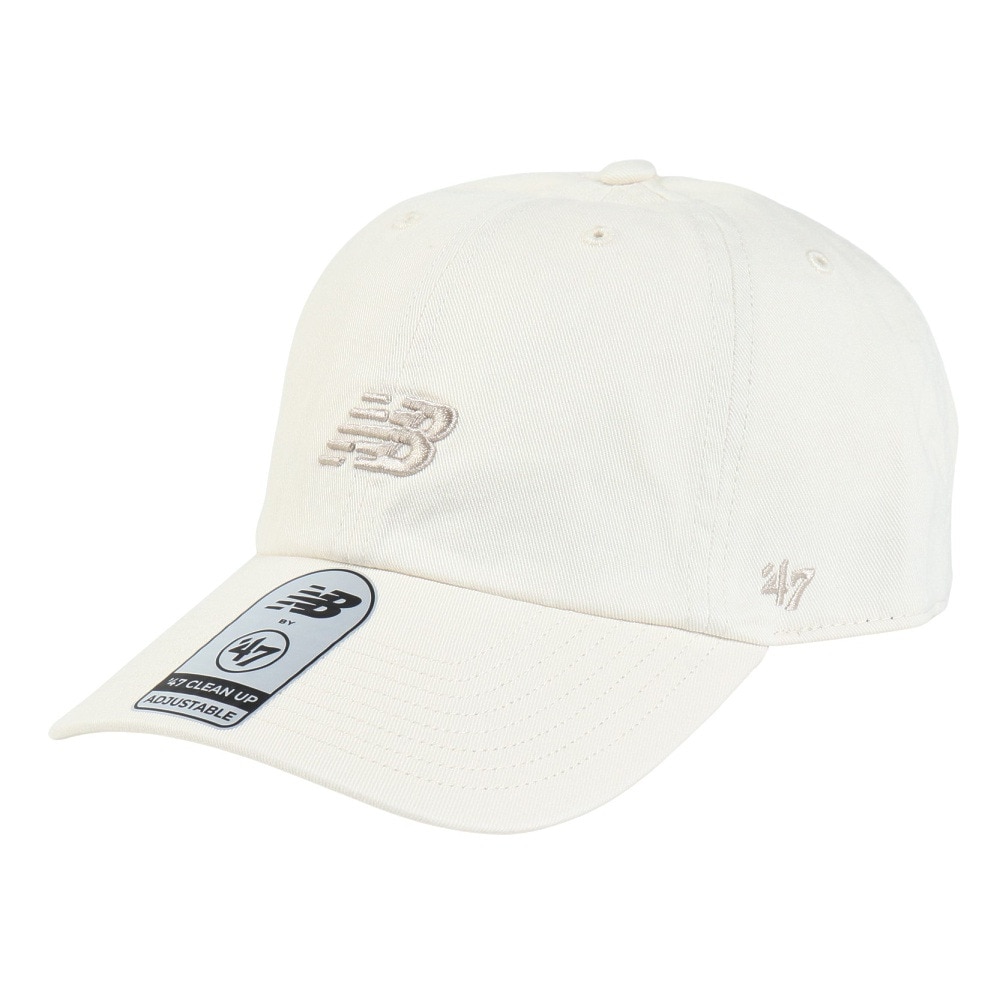ニューバランス（new balance）（メンズ、レディース）帽子 47 Clean Up Hat キャップ ベージュ LAH00151LIN スポーツキャップ