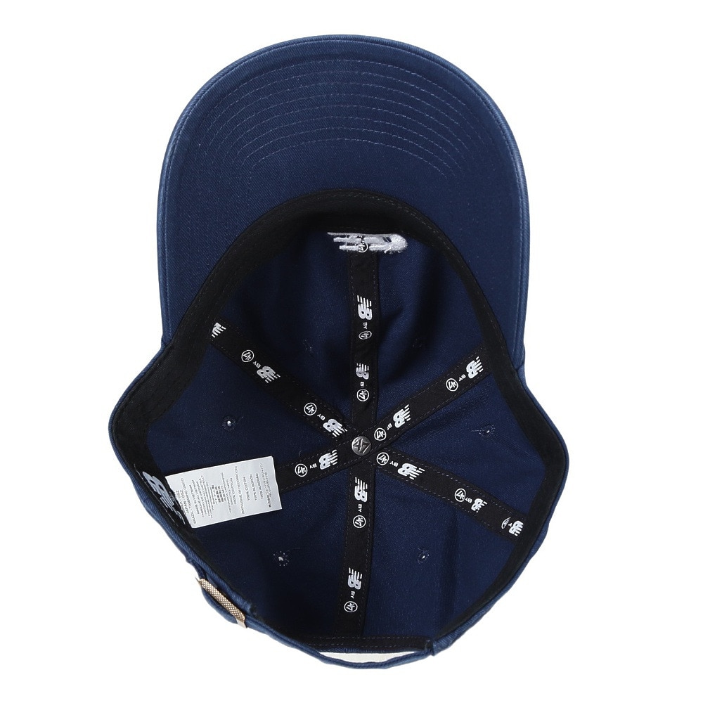 ニューバランス（new balance）（メンズ、レディース）帽子 キャップ 47 Clean Up Hat 紺 54-58cm LAH00151NNY スポーツキャップ