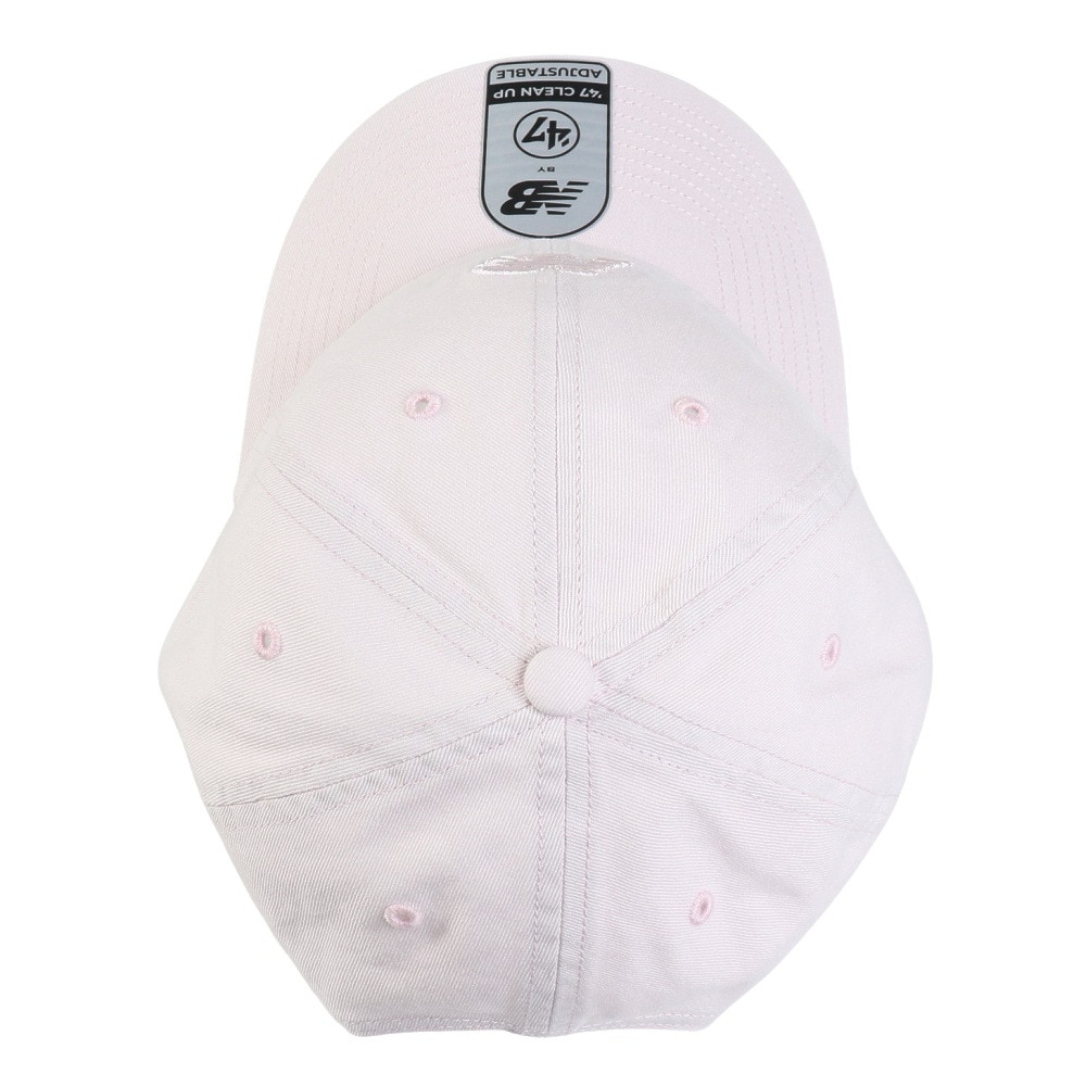ニューバランス（new balance）（メンズ、レディース）帽子 47 Clean Up Hat キャップ ピンク LAH00151PTG スポーツキャップ