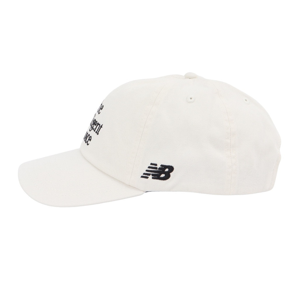 ニューバランス（new balance）（メンズ）帽子 6パネルTICキャップ 白 LAH51011SST ファッション おしゃれ スト系 カジュアル  シンプル