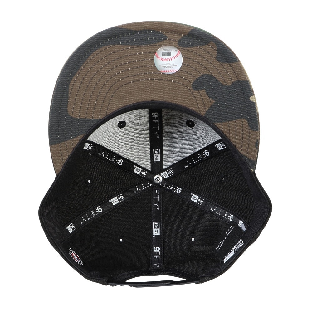 ニューエラ（NEW ERA）（メンズ）帽子 950 ロサンゼルス・ドジャース キャップ ブラック×カモ BLK/CAM 14667809 スポーツキャップ