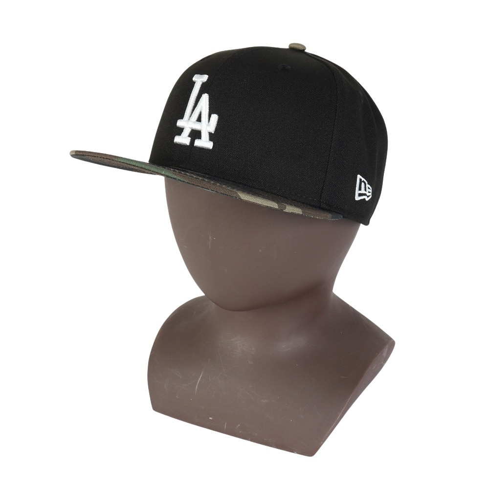 ニューエラ（NEW ERA）（メンズ）帽子 950 ロサンゼルス・ドジャース キャップ ブラック×カモ BLK/CAM 14667809 スポーツキャップ