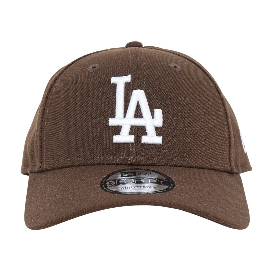 ニューエラ（NEW ERA）（メンズ、レディース）帽子 キャップ 940 ロサンゼルス・ドジャース WALNUT 茶色 Mサイズ 14667903 シンプル カジュアル おしゃれ 