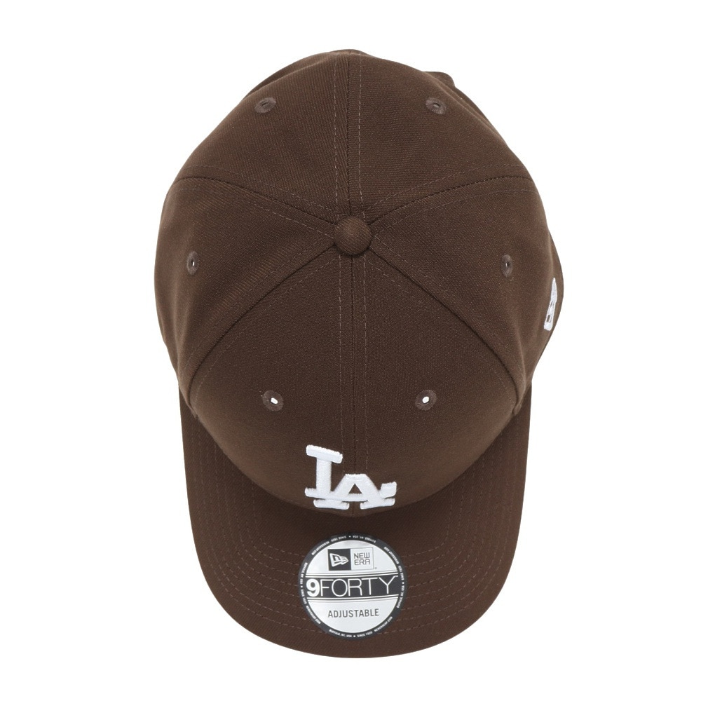 ニューエラ（NEW ERA）（メンズ、レディース）帽子 キャップ 940 ロサンゼルス・ドジャース WALNUT 茶色 Mサイズ 14667903 シンプル カジュアル おしゃれ 