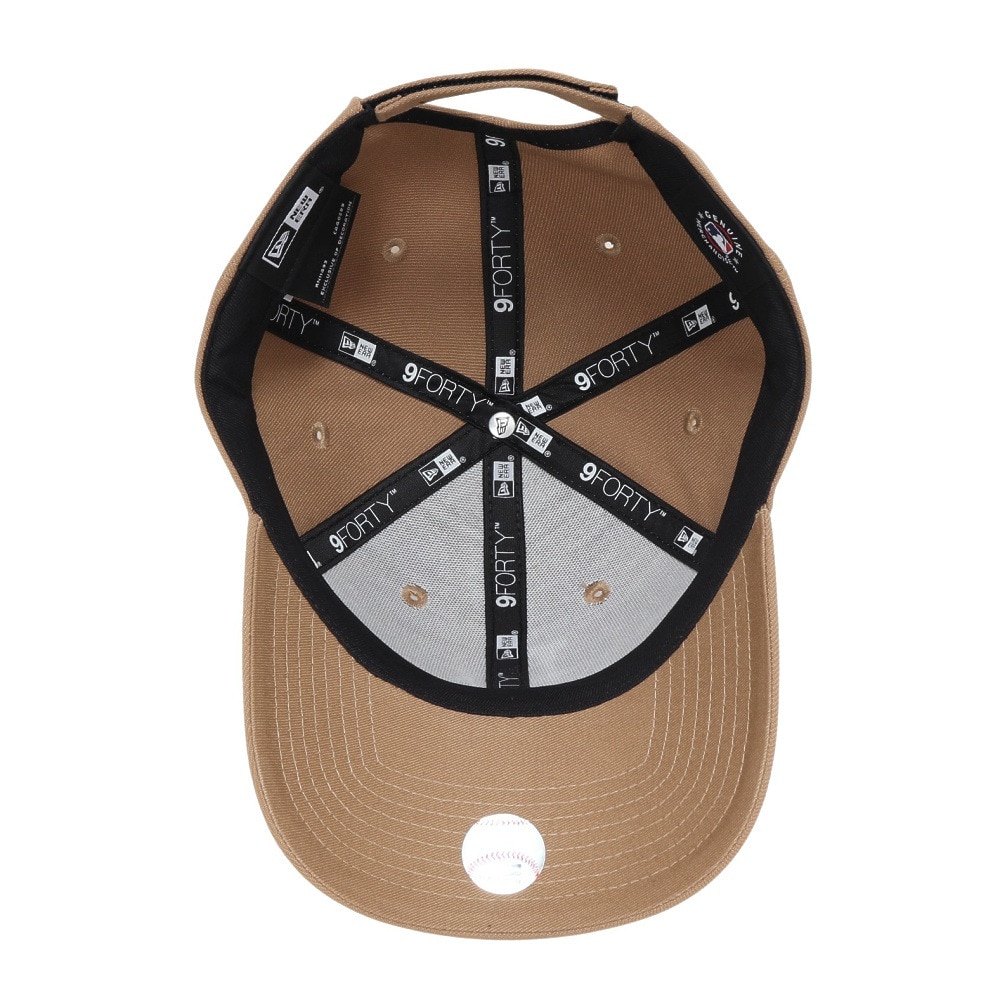ニューエラ（NEW ERA）（メンズ、レディース）帽子 キャップ 940 ロサンゼルス・ドジャース 茶色 Mサイズ 14667907 シンプル カジュアル おしゃれ 旅行