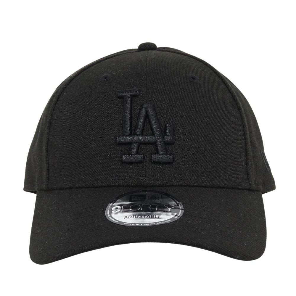 ニューエラ（NEW ERA）（メンズ、レディース）帽子 キャップ 940 ロサンゼルス・ドジャース 黒 Mサイズ 14667912 シンプル カジュアル おしゃれ 旅行 スト系