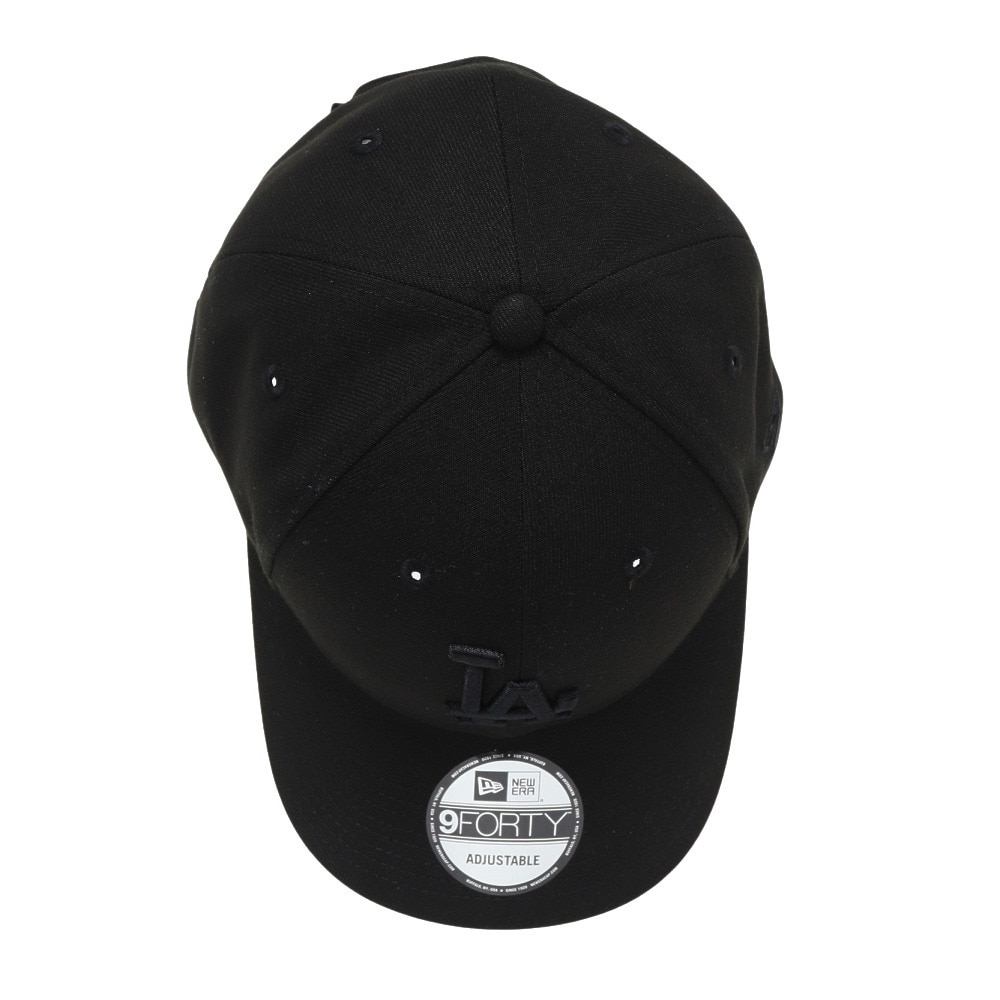 ニューエラ（NEW ERA）（メンズ、レディース）帽子 キャップ 940 ロサンゼルス・ドジャース 黒 Mサイズ 14667912 シンプル カジュアル おしゃれ 旅行 スト系