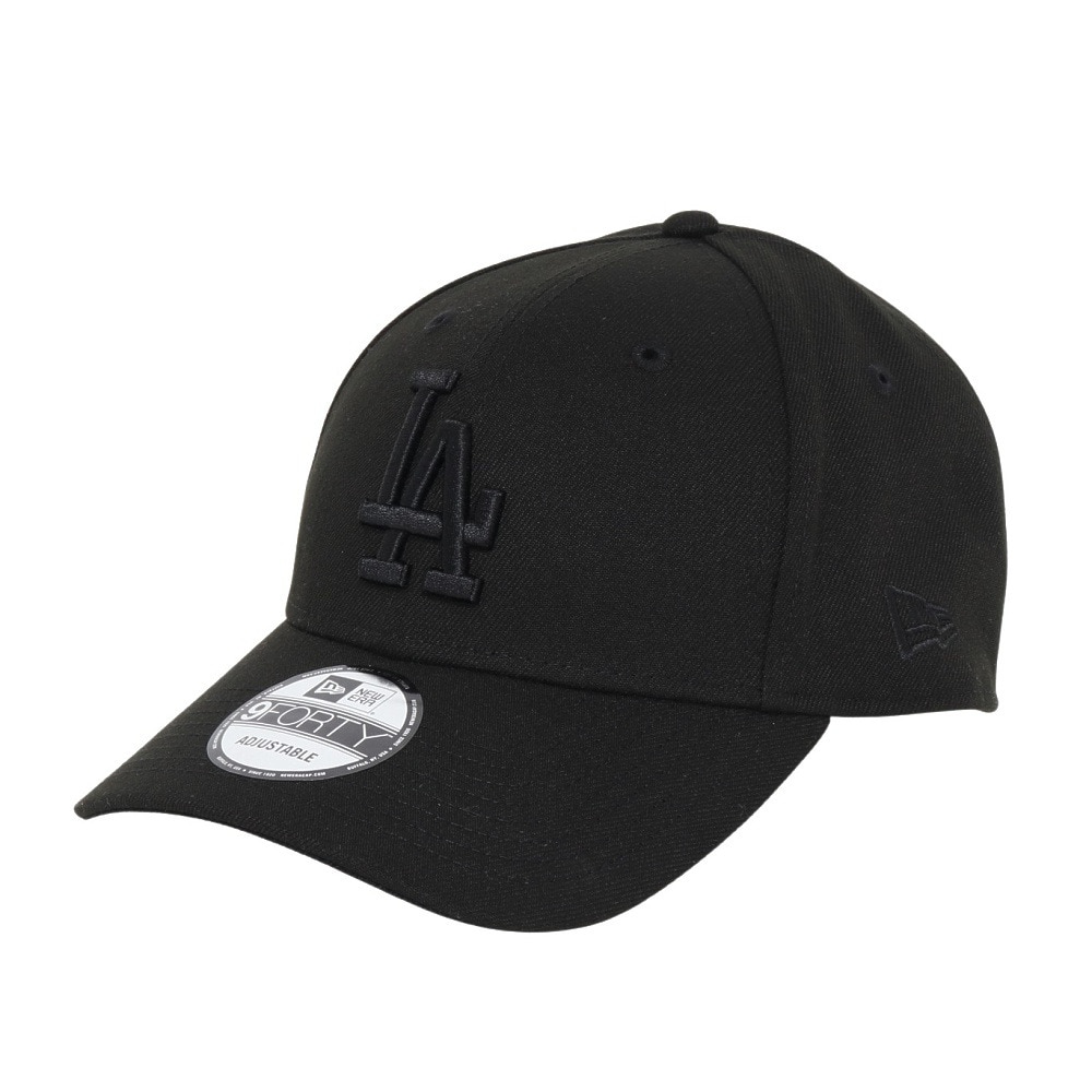 ニューエラ（NEW ERA）（メンズ、レディース）帽子 キャップ 940 ロサンゼルス・ドジャース 黒 Mサイズ 14667912 シンプル カジュアル おしゃれ 旅行 スト系