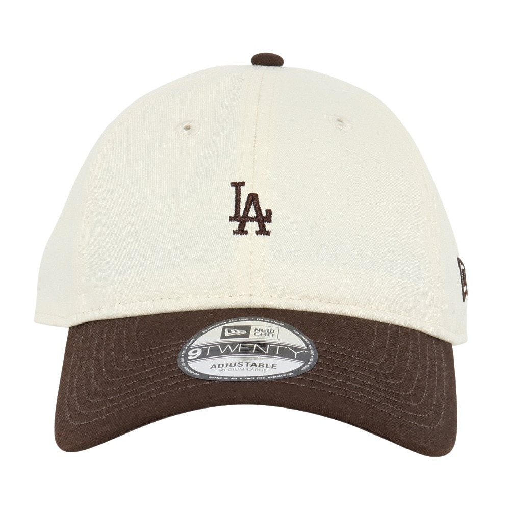 ニューエラ（NEW ERA）（メンズ）帽子 キャップ 920 ミニロゴ ロサンゼルス・ドジャース Mサイズ 14668095 シンプル カジュアル 野球 かわいい