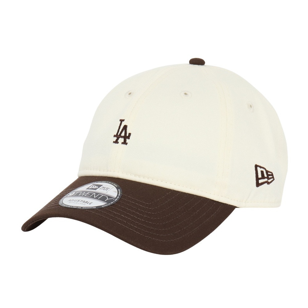 ニューエラ（NEW ERA）（メンズ）帽子 キャップ 920 ミニロゴ ロサンゼルス・ドジャース Mサイズ 14668095 シンプル カジュアル 野球 かわいい