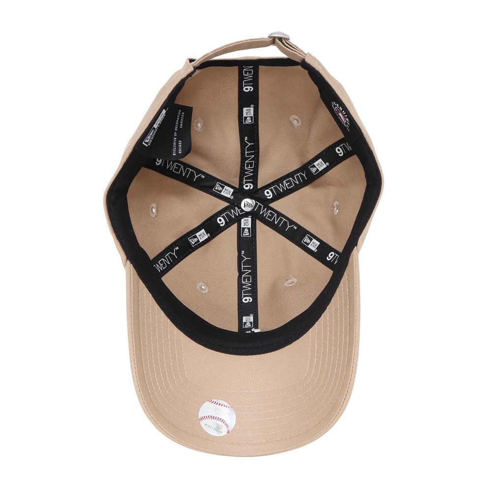 ニューエラ（NEW ERA）（メンズ）帽子 キャップ 920 ミニロゴ ロサンゼルス・ドジャース ベージュ Mサイズ 14668099 シンプル カジュアル 野球 かわいい
