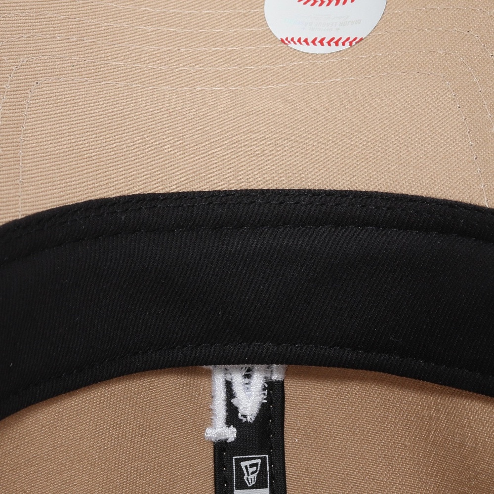 ニューエラ（NEW ERA）（メンズ）帽子 キャップ 920 ミニロゴ ロサンゼルス・ドジャース ベージュ Mサイズ 14668099 シンプル カジュアル 野球 かわいい