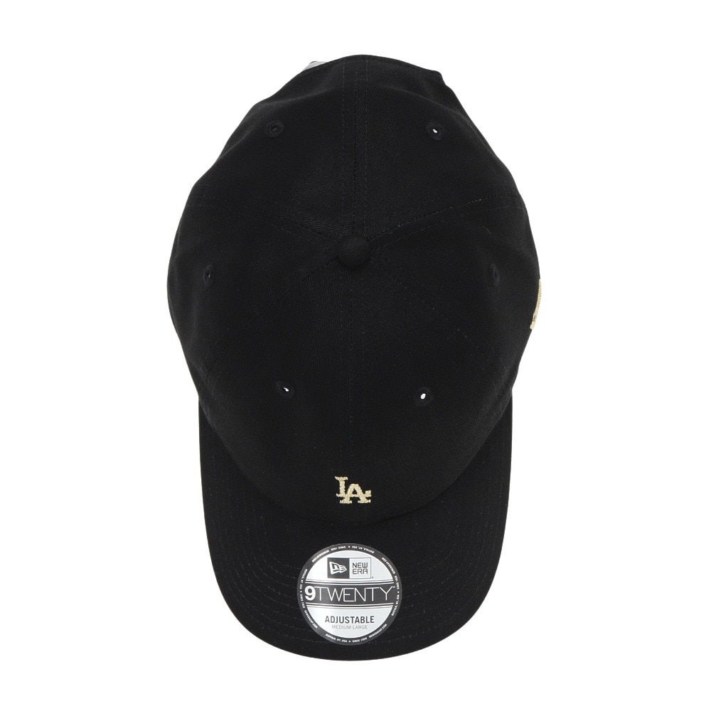 ニューエラ（NEW ERA）（メンズ）帽子 キャップ 920 ミニロゴ ロサンゼルス・ドジャース 黒 Mサイズ 14668100 9 シンプル カジュアル 野球 かわいい