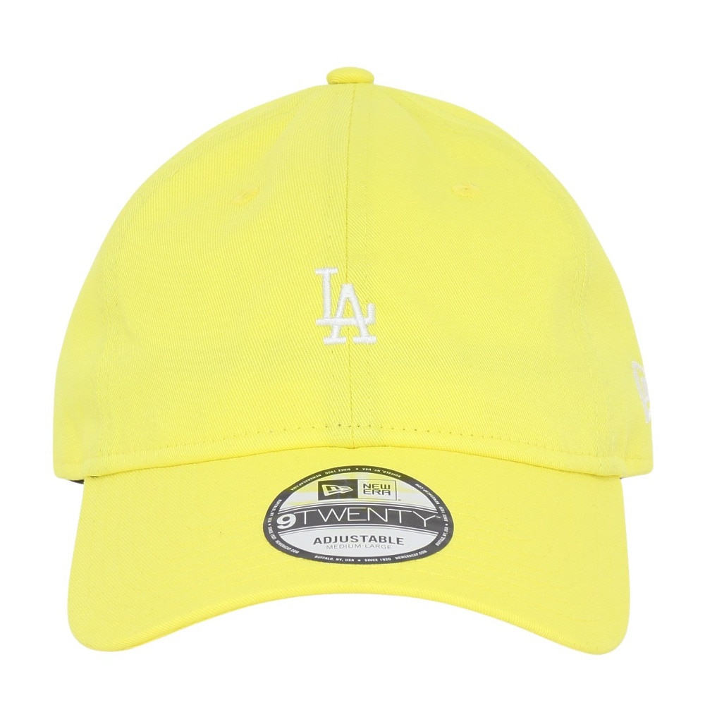 ニューエラ（NEW ERA）（メンズ）帽子 キャップ 920 ミニロゴ ロサンゼルス・ドジャース 黄色 Mサイズ 14682977 シンプル カジュアル 野球 かわいい シンプル 