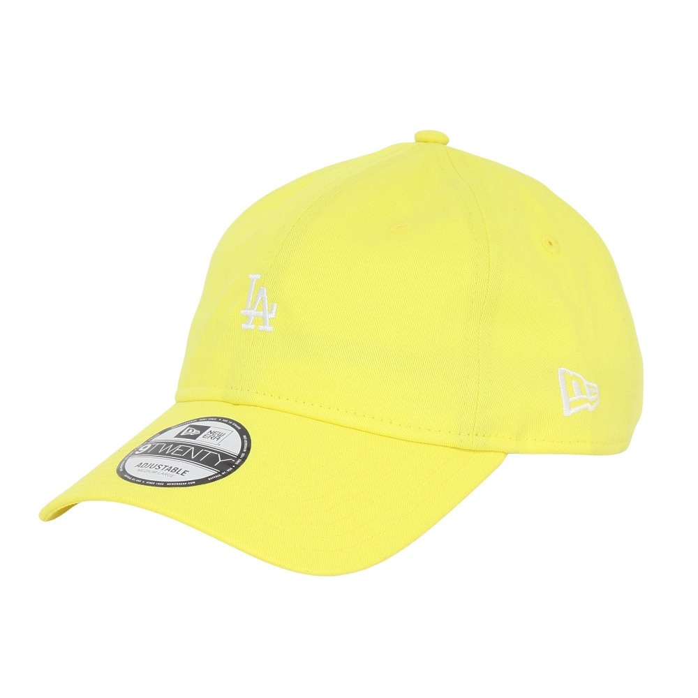 ニューエラ（NEW ERA）（メンズ）帽子 キャップ 920 ミニロゴ ロサンゼルス・ドジャース 黄色 Mサイズ 14682977 シンプル カジュアル 野球 かわいい シンプル 