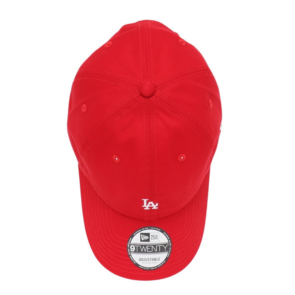ニューエラ（NEW ERA）（メンズ）帽子 キャップ 920 ミニロゴ ロサンゼルス・ドジャース 赤 Mサイズ 14682980 シンプル カジュアル 野球 おしゃれ