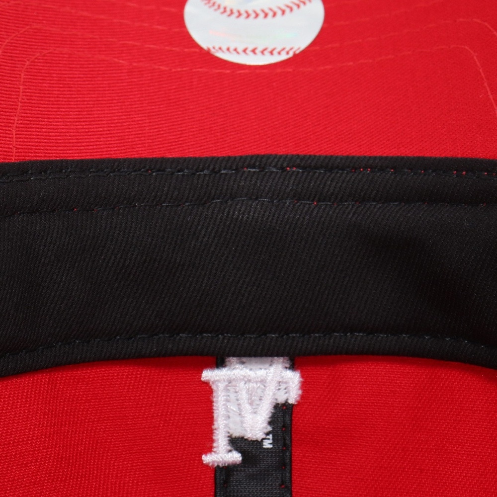 ニューエラ（NEW ERA）（メンズ）帽子 キャップ 920 ミニロゴ ロサンゼルス・ドジャース 赤 Mサイズ 14682980 シンプル カジュアル 野球 おしゃれ