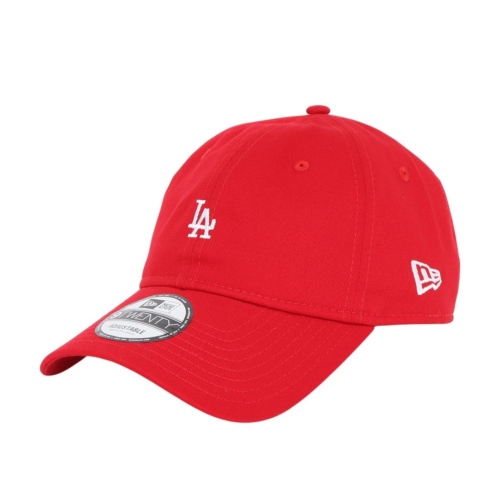 ニューエラ（NEW ERA）（メンズ）帽子 キャップ 920 ミニロゴ ロサンゼルス・ドジャース 赤 Mサイズ 14682980 シンプル カジュアル 野球 おしゃれ