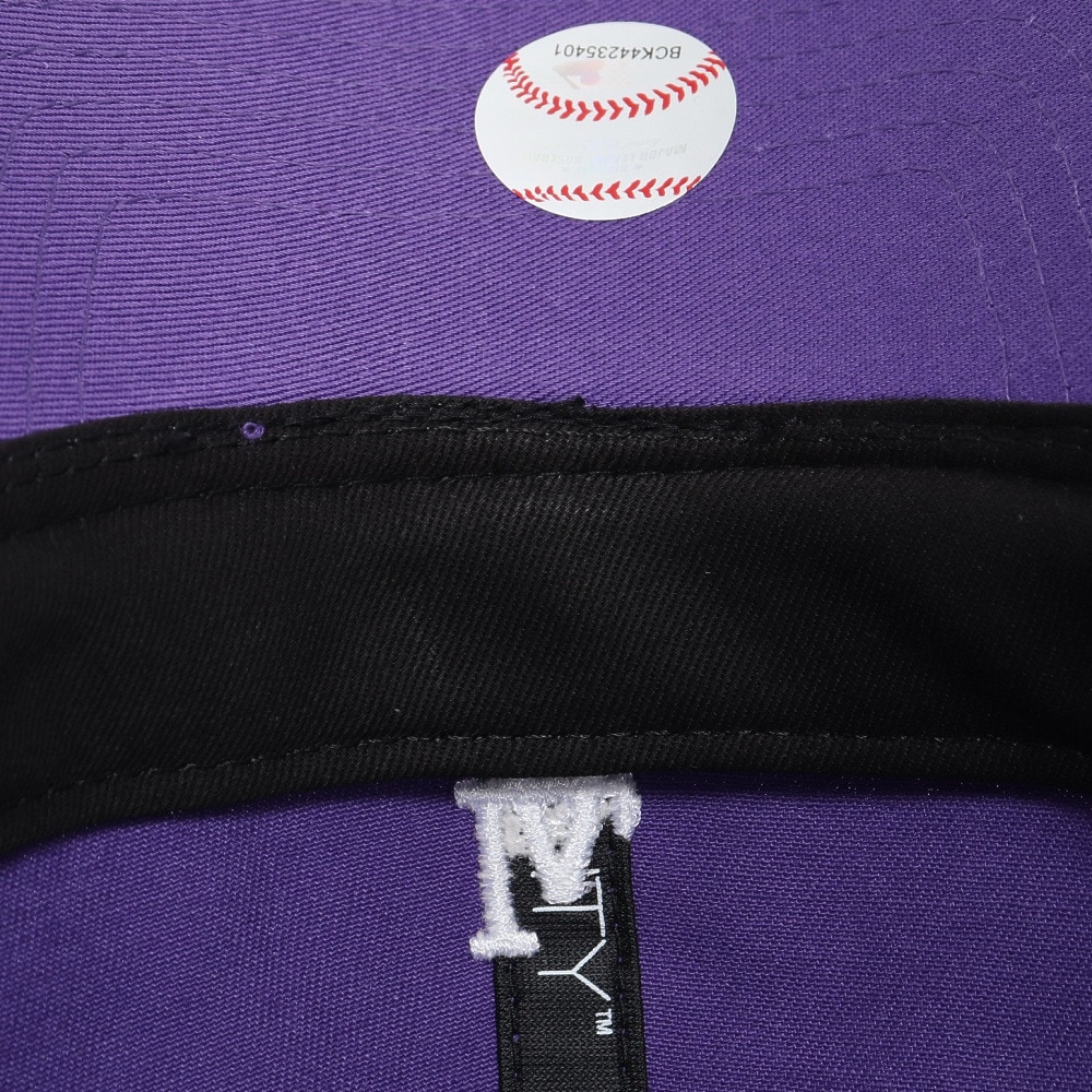 ニューエラ（NEW ERA）（メンズ）帽子 キャップ 920 ミニロゴ ロサンゼルス・ドジャース 紫 Mサイズ 14682981 シンプル カジュアル 野球 おしゃれ