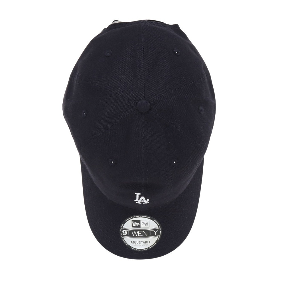 ニューエラ（NEW ERA）（メンズ）帽子 キャップ 920 ミニロゴ ロサンゼルス・ドジャース 紺 Mサイズ 14682983 シンプル カジュアル 野球 おしゃれ