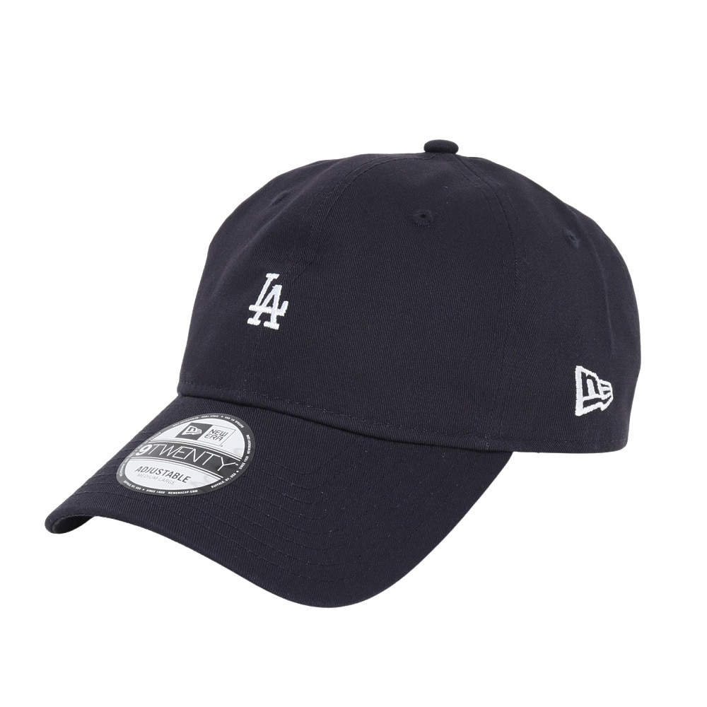ニューエラ（NEW ERA）（メンズ）帽子 キャップ 920 ミニロゴ ロサンゼルス・ドジャース 紺 Mサイズ 14682983 シンプル カジュアル 野球 おしゃれ