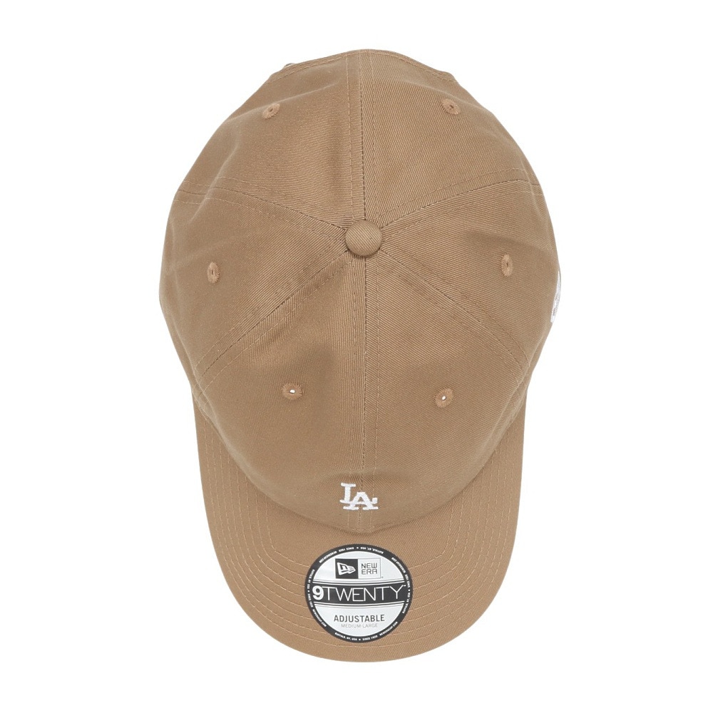 ニューエラ（NEW ERA）（メンズ）帽子 キャップ 920 ミニロゴ ロサンゼルス・ドジャース カーキ Mサイズ 4682985 シンプル カジュアル 野球 おしゃれ
