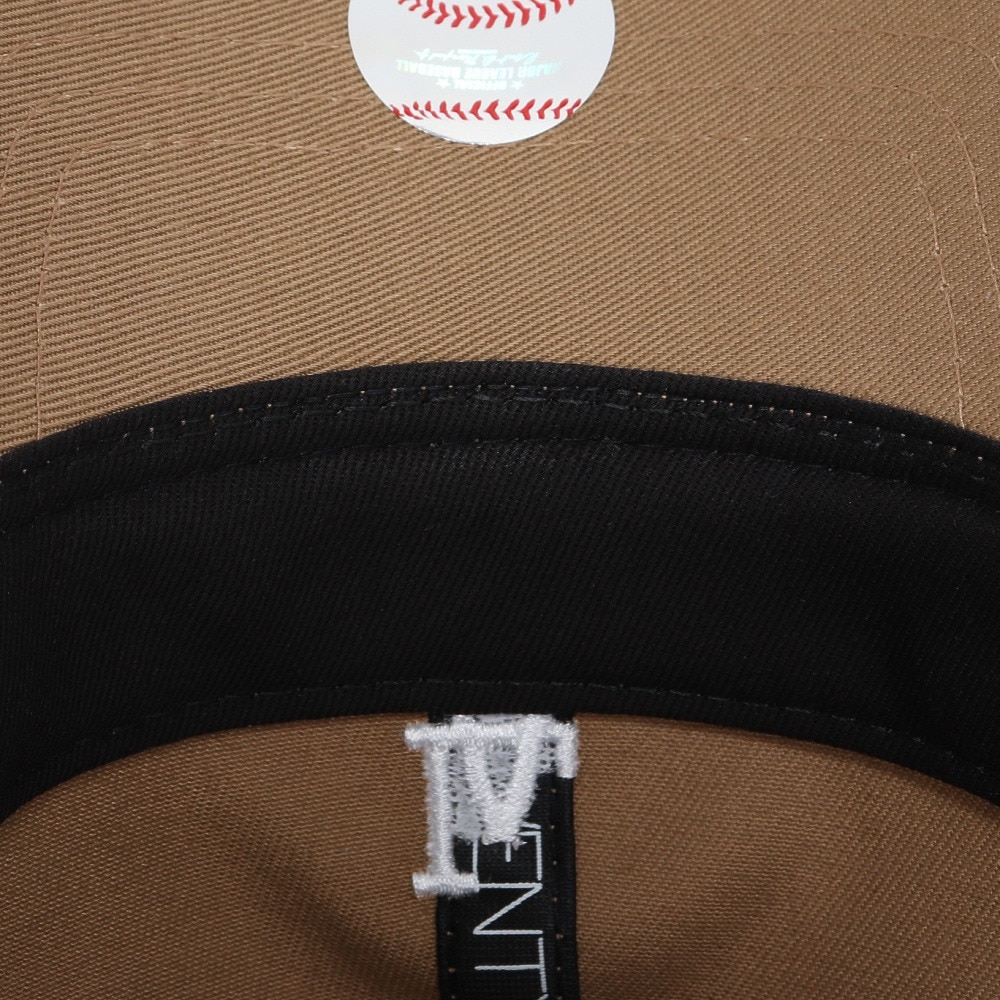 ニューエラ（NEW ERA）（メンズ）帽子 キャップ 920 ミニロゴ ロサンゼルス・ドジャース カーキ Mサイズ 4682985 シンプル カジュアル 野球 おしゃれ