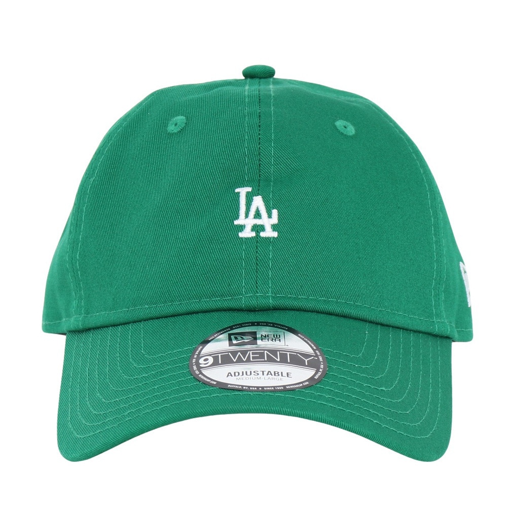 ニューエラ（NEW ERA）（メンズ）帽子 キャップ 920 ミニロゴ ロサンゼルス・ドジャース 緑 Mサイズ  14682986 シンプル カジュアル 野球 おしゃれ